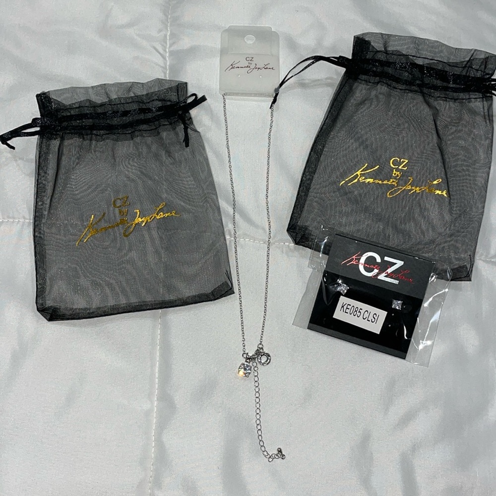 CZ by Kenneth Jay Lane Earrings and Necklace